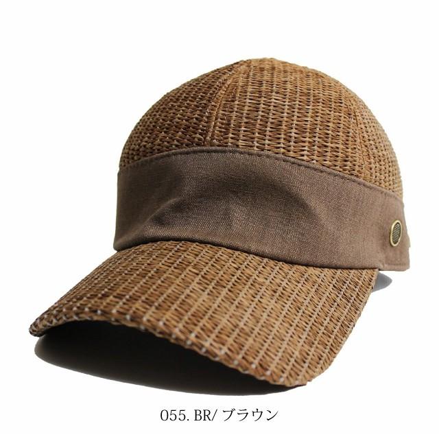 麦わら帽子 麦わら キャップ 帽子 メンズ ゴルフ 大きいサイズ レディース 涼しい 夏 grace グレース BUZZ CAP バズキャップ｜auc-mark｜03