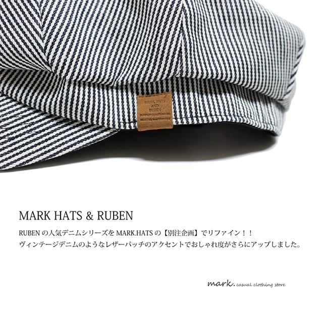 キャスケット メンズ 帽子 デニム  大きいサイズ ゴルフ ハンチング キャスハンチング レディース 別注企画 RUBEN ルーベン DENIM BIG CAS｜auc-mark｜09