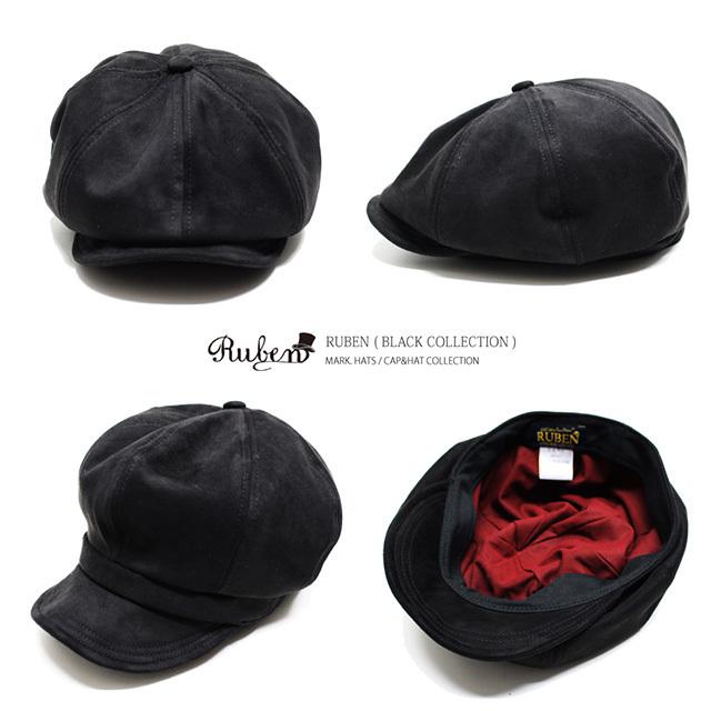 メンズ キャスケット 帽子 大きいサイズ ゴルフ キャスハンチング ハンチング ブラックコーデ 春 秋 冬 特別企画 Ruben ルーベン Black Collection Rus Mh 5061 Mark 通販 Yahoo ショッピング