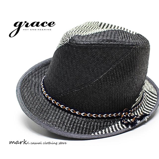 メンズ ハット ゴルフ 帽子 メンズ帽子 中折れハット ペーパー素材 ゴルフ帽子 春 夏 秋 サイズ調節 Grace グレース Nami Romi Hat Sc 01csh003u02g Mark 通販 Yahoo ショッピング