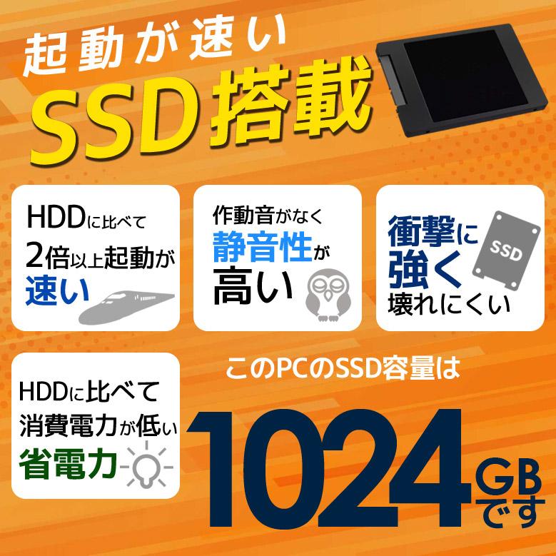 中古 ノートパソコン HP ProBook 470 G5 Core i5 8250U 1.6GHz 16GB SSD1024GB Windows11 Bluetooth カメラ HDMI 3ヶ月保証 470g5i5｜auc-puran｜06