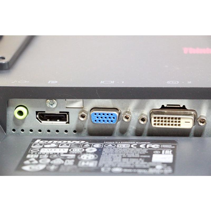 LENOVO ThinkVision LT2452p フルHD(1920×1080) 液晶モニター 24型ワイド液晶 VGA DVI DISPLAY lt2452p 中古 税込 送料・代引手数料無料｜auc-puran｜04