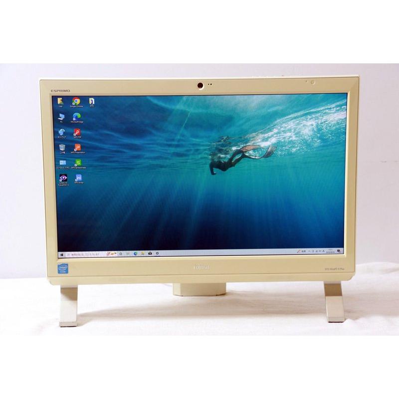 FMV 液晶一体型 富士通 FMVF52RW Celeron 1005M 1.90GHz 8GB 1TB DVD