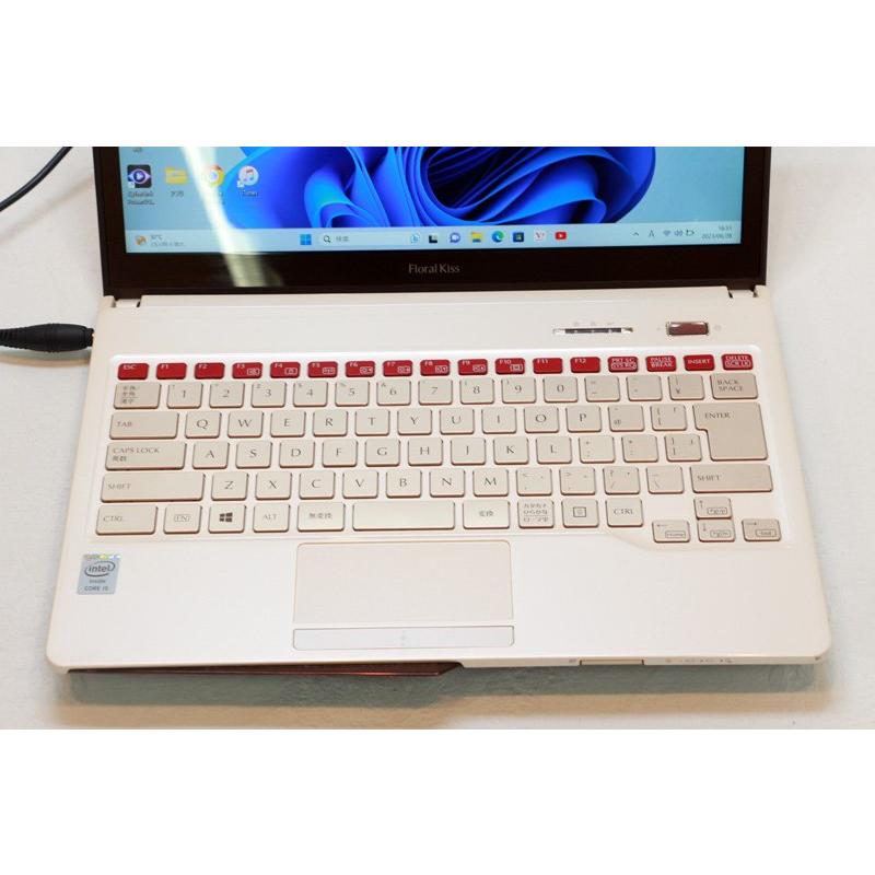 中古 ノートパソコン 富士通 LIFEBOOK Floral Kiss CH75/R FMVC75RR Core i5 4200 1.60GHz 8GB SSD256GB DVDスーパーマルチ Windows11 3ヶ月保証 wn8299｜auc-puran｜03