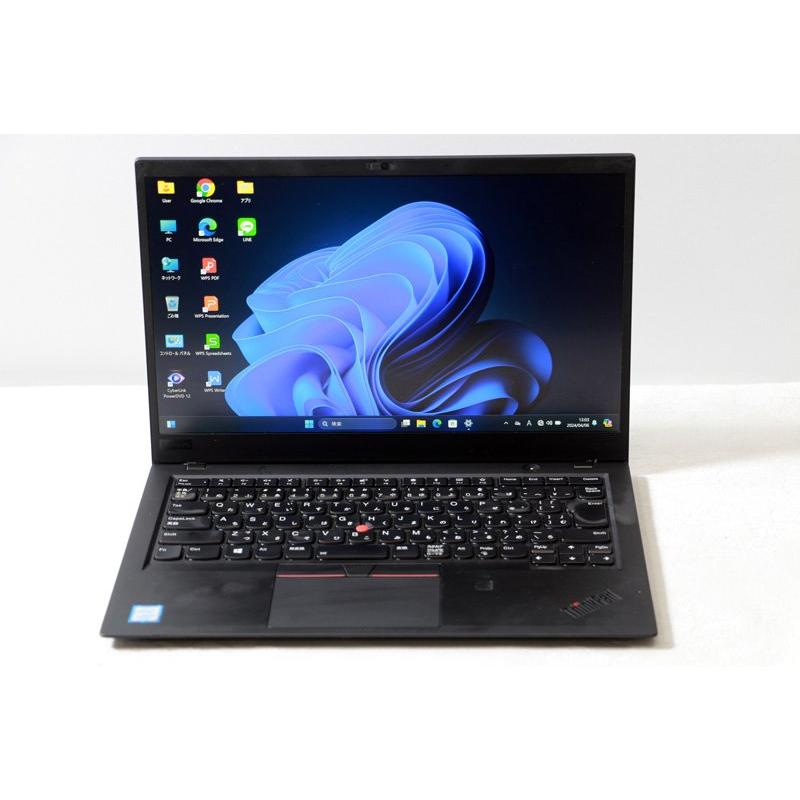 【ジモティ価格】Windows11対応 Lenovo ThinkPad X1 Carbon 6th Core i5 メモリ8GB SSD256GB Webカメラ Bluetooth Office付(B2111N265) ThinkPad 中古 ノートパソコン Windows11 Lenovo X1 Carbon 20KH004UJP