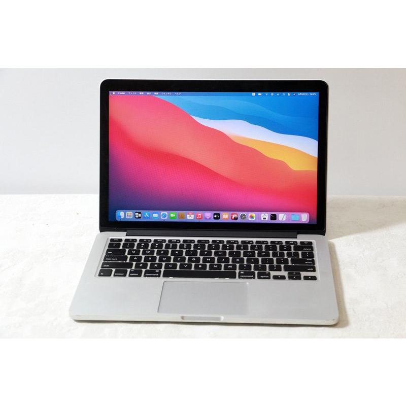 Apple Macbook Pro A1502 ME867J/A Core i7 4558 2.8GHz 16GB SSD256GB Late 2013 Bluetooth カメラ キーボードバックライト 3ヶ月保証 中古 wn8489の画像