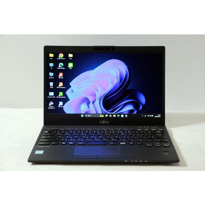 ノートパソコン 富士通 LIFEBOOK U939/B Core i5 8365U 1.6GHz 8GB SSD256GB Windows11 Bluetooth カメラ HDMI 3ヶ月保証 中古 wn9103の画像