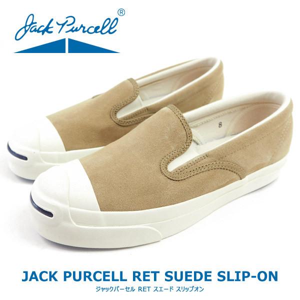 新品JACK PURCELL RET SUEDE SLIP ON スリッポン JACK PURCELL コンバース CONVERSE スリッポン RET SUEDE SLIP-ON