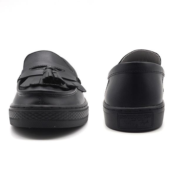 【極美品✨】converseコンバース　ローファー　ブラック黒　２４センチ CONVERSE コンバース ローファー レディース 靴 革靴 スニーカー