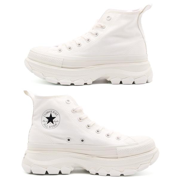 【日本未発売韓国限定】未使用　コンバース オールスター 厚底 ホワイト　カスタム CONVERSE（コンバース） レディース メンズ 靴 ハイカット 黒 ブラック