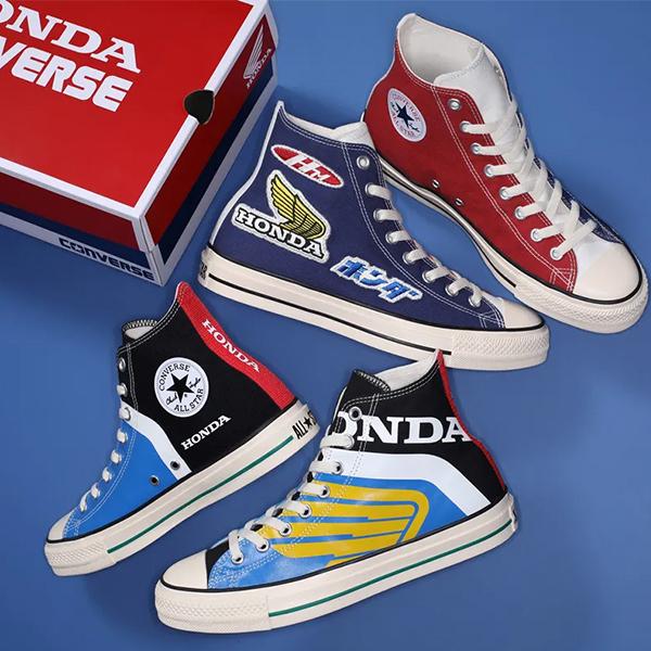CONVERSE（コンバース） スニーカー メンズ 靴 青 赤 トリコ HONDA