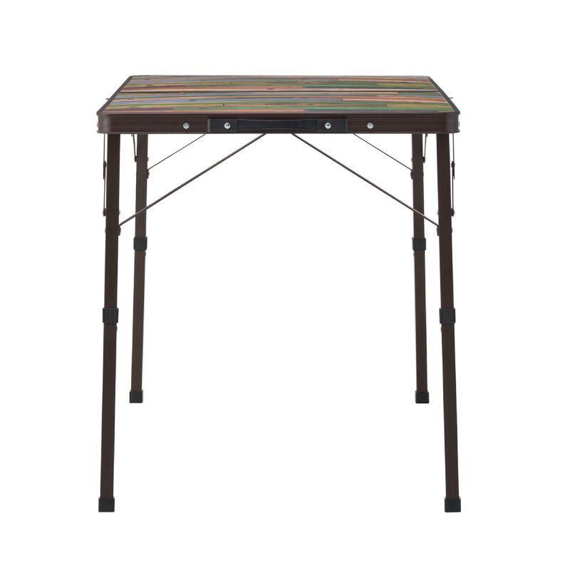 ロゴス LOGOS 折りたたみテーブル Old Wooden 丸洗いダイニング