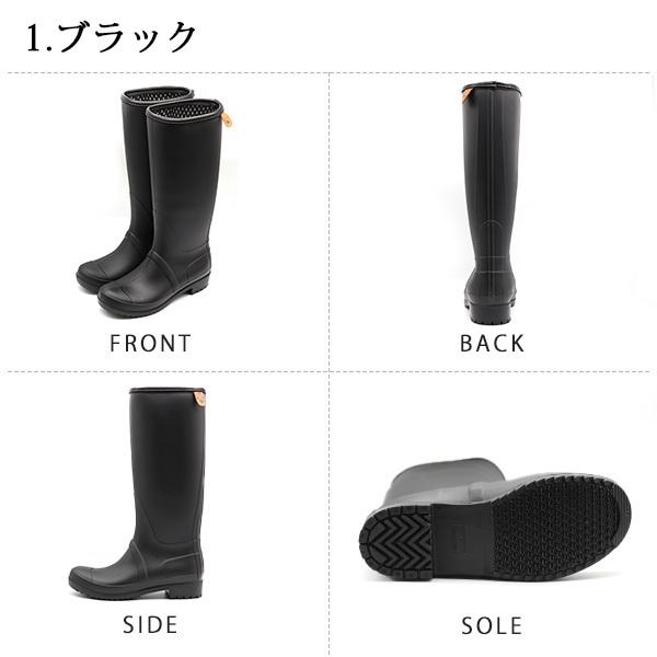 レインブーツ レディース 長靴 ロング レイン 防水 雨の日 冬 暖かい