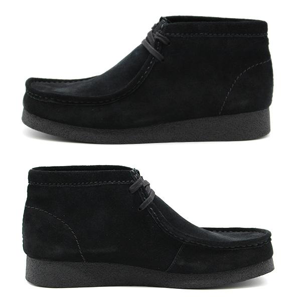 Clarks（クラークス） ワラビー ブーツ メンズ 靴 革靴 黒 ブラック