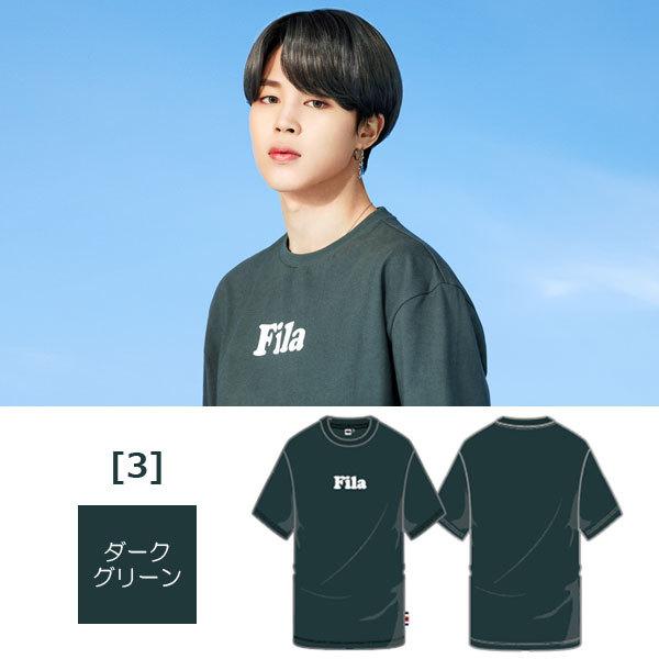 新品未使用★FILA×BTSコラボTシャツ・ジョングク着用 ネイビー FILA - 新品未使用☆FILA×BTSコラボTシャツ・ジョングク着用 ネイビー