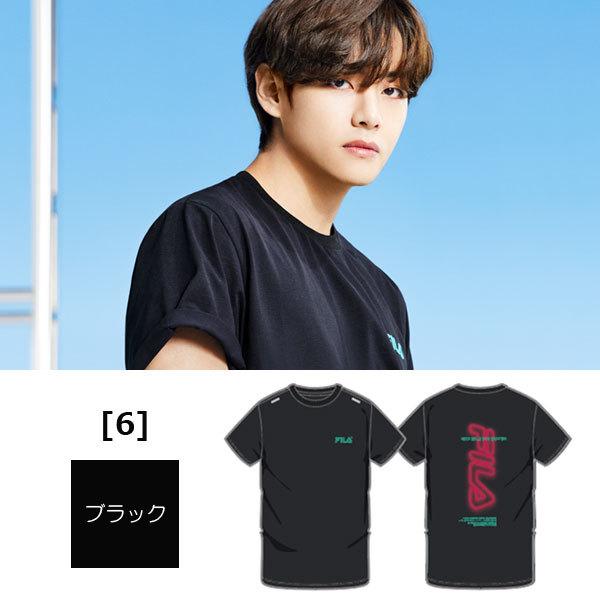 新品未使用★FILA×BTSコラボTシャツ・ジョングク着用 ネイビー FILA - 新品未使用☆FILA×BTSコラボTシャツ・ジョングク着用 ネイビー