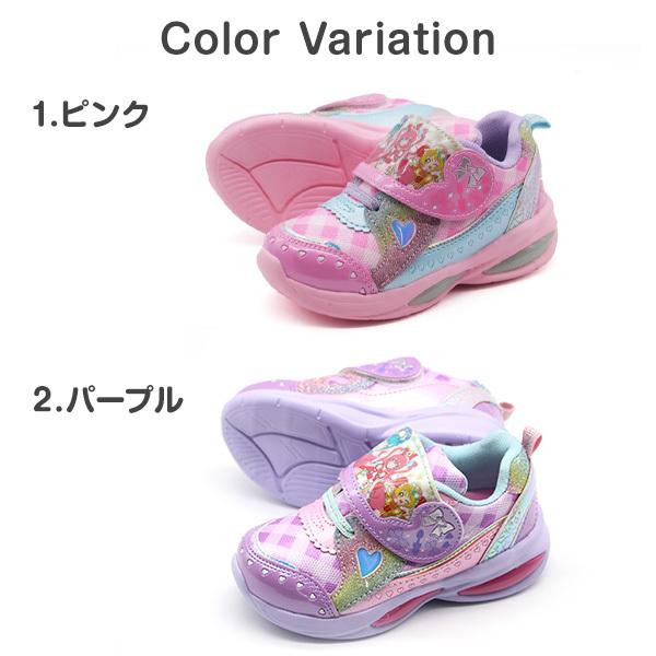 スニーカー キッズ 子供 ジュニア 靴 光る フラッシュ 軽量 軽い 女の子 可愛い キャラクター ベルトテープ 取り外し デリシャスパーティ プリキュア 6511 Precure6511 靴のニシムラ Yahoo 店 通販 Yahoo ショッピング