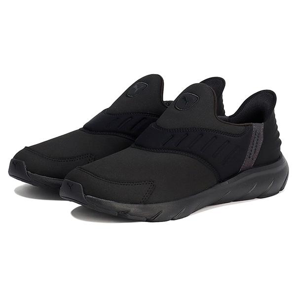 Puma ブラック スリッポンスニーカー PUMA（プーマ） スリッポン メンズ 靴 スニーカー 黒 ブラック 灰色