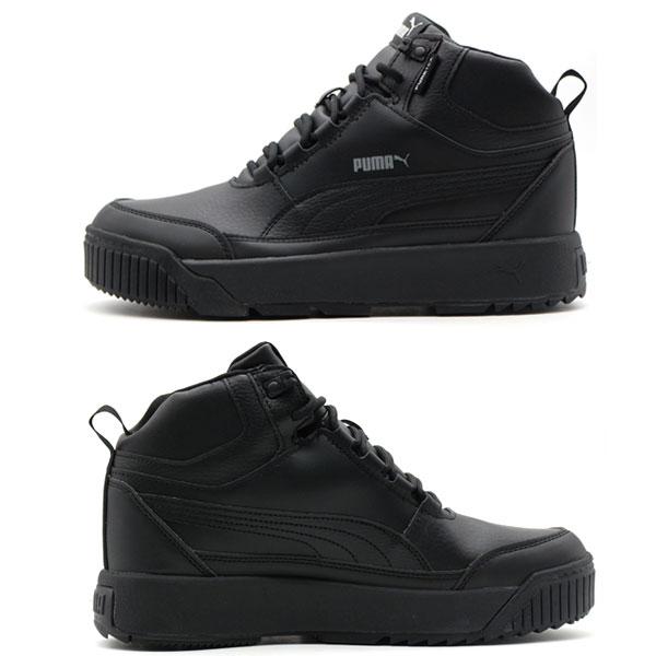 PUMA（プーマ） スニーカー メンズ 靴 ハイカット 黒 ブラック