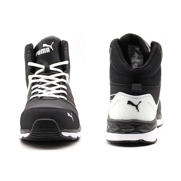 PUMA（プーマ） スニーカー メンズ 靴 黒 ブラック 安全靴 耐油 傷付き