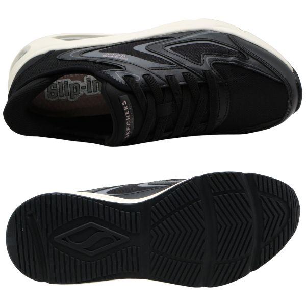 SKECHERS（スケッチャーズ） スニーカー メンズ 靴 スリッポン 黒 ブラック 白 ホワイト ハンズフリー スリップインズ 厚底 ウノ ...