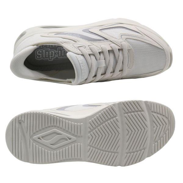 SKECHERS（スケッチャーズ） スニーカー メンズ 靴 スリッポン 黒 ブラック 白 ホワイト ハンズフリー スリップインズ 厚底 ウノ ...