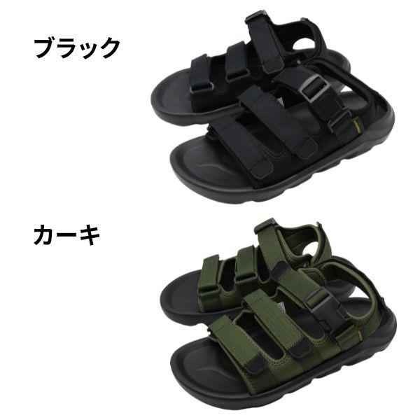 サンダル メンズ 靴 スポーツサンダル 黒 ブラック カーキ 軽量 軽い