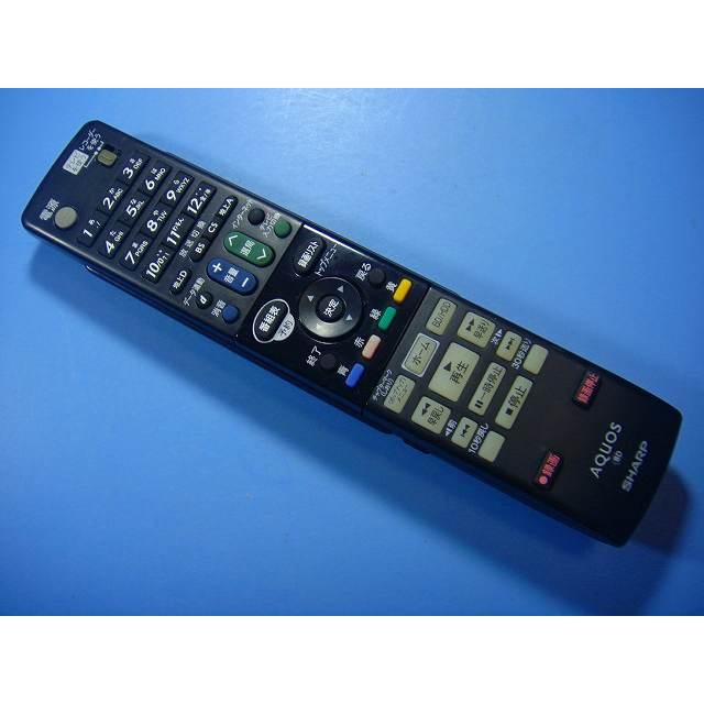 GA869PAシャープ SHARP BDレコーダー リモコン 送料無料 スピード発送 即決 動作確認済 不良品返金保証 純正 D6009 | SHARP