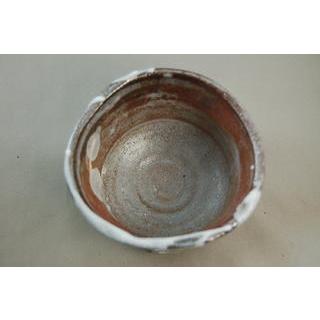 ach-16 志野焼 抹茶茶碗  文部大臣奨励賞受賞作家 荒川明作 木箱付きの画像