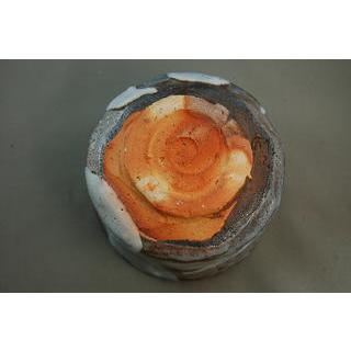 ach-16 志野焼 抹茶茶碗  文部大臣奨励賞受賞作家 荒川明作 木箱付きの画像
