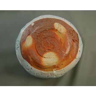 ach-27 志野焼 抹茶茶碗 文部大臣奨励賞受賞作家 荒川明作 木箱付きの画像