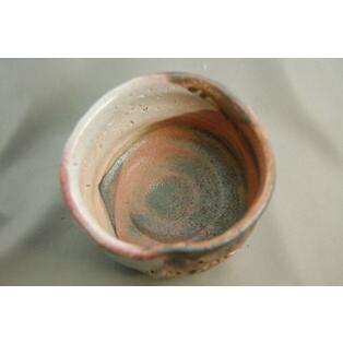 bch-32 鳴海織部 抹茶茶碗 文部大臣奨励賞受賞作家 荒川明作 木箱付きの画像