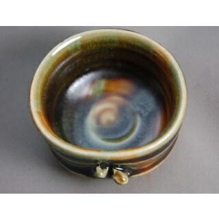 bgu-50  黄瀬戸 ぐいのみ おちょこ 文部大臣奨励賞受賞作家 荒川明作 木箱付きの画像