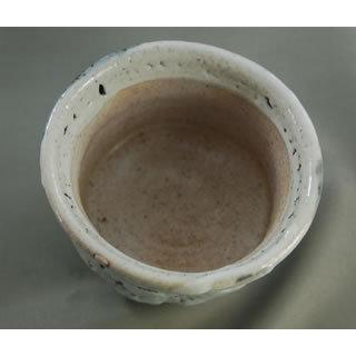 ch-42 薪窯 志野焼 抹茶茶碗 文部大臣奨励賞受賞作家　荒川明作 木箱付き_3