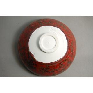 dch-1 茜華天目茶碗 抹茶茶碗 文部大臣奨励賞受賞作家 荒川明作 木箱付きの画像