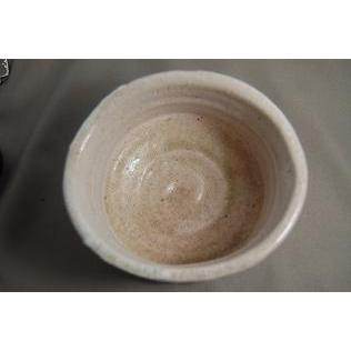 ech-1  薪窯 志野焼 抹茶茶碗 文部大臣奨励賞受賞作家　荒川明作 木箱付き_3