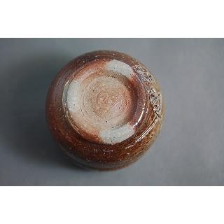 egu-40 焼締長ぐいのみ おちょこ 文部大臣奨励賞受賞作家 荒川明作 木箱付きの画像