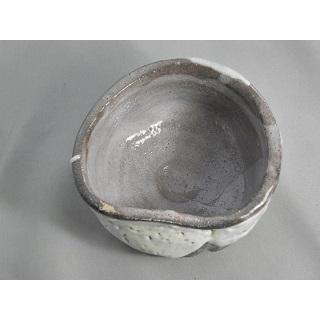 fch-8 焼締志野焼 抹茶茶碗 文部大臣奨励賞受賞作家 荒川明作 木箱付きの画像