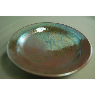 fsa-1    オーロラ天目菓子器 文部大臣奨励賞受賞作家 荒川明作 木箱付きの画像