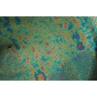 fsa-1    オーロラ天目菓子器 文部大臣奨励賞受賞作家 荒川明作 木箱付きの画像