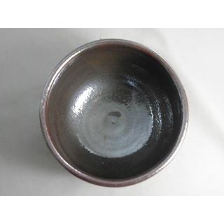 gch-４ 紅天目 抹茶茶碗 荒川 明作 文部大臣奨励賞受賞 木箱付き 送料無料の画像