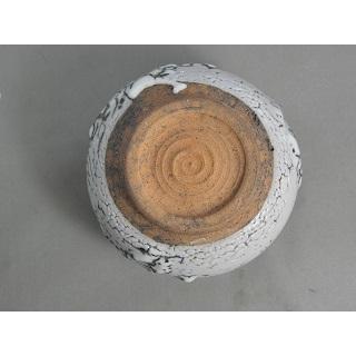 gch-7 金窯変志野焼 抹茶茶碗 文部大臣奨励賞受賞作家 荒川 明作