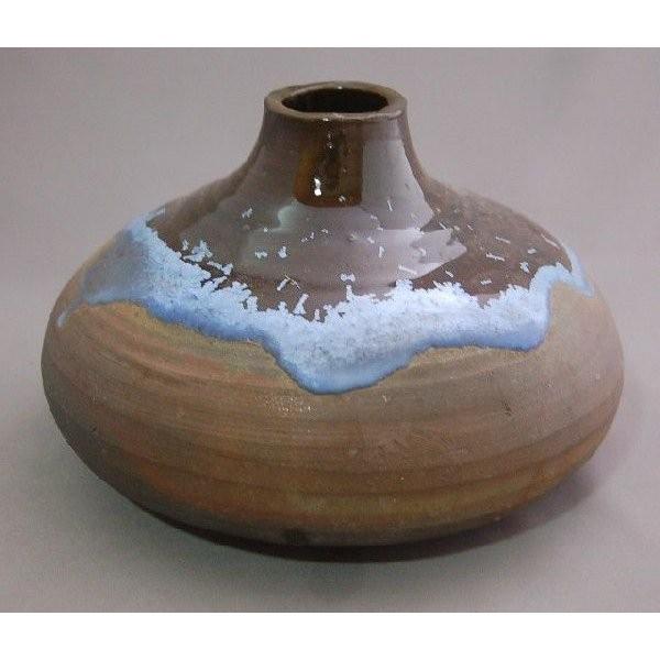 ha-29 精流炎華花入れ 文部大臣奨励賞受賞作家　荒川明作 木箱付き