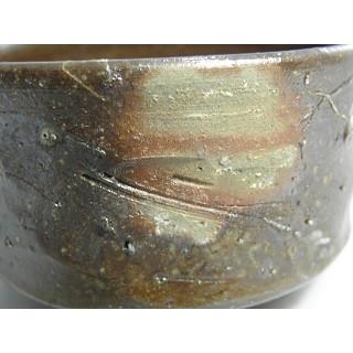 hgu-17  焼締ぐいのみ おちょこ 文部大臣奨励賞受賞作家 荒川明作の画像