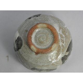ich-2 わら白 抹茶茶碗 文部大臣奨励賞受賞作家 荒川明作 木箱付きの画像