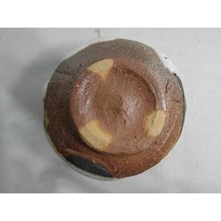 jch-8  鼠志野 抹茶茶碗  文部大臣奨励賞受賞作家 荒川明作 木箱付きの画像