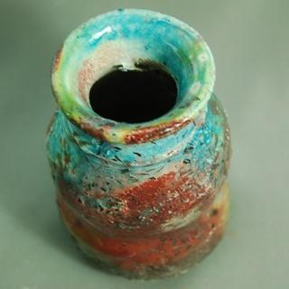 アンティーク壁掛け木製花差し骨董