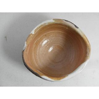 lch-2  志野 抹茶茶碗  文部大臣奨励賞受賞作家 荒川明作 木箱付きの画像