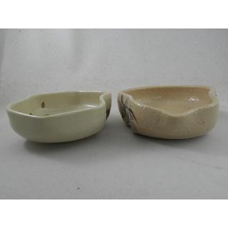 mkoha-9  唐津 小鉢2ヶセット 文部大臣奨励賞受賞作家 荒川明作 紙箱付の画像