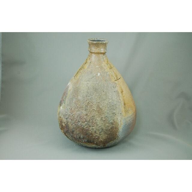 tu-1 灰被り壷　 文部大臣奨励賞受賞作家　荒川明作 木箱付き